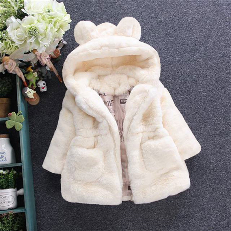 Baby Girl Fur Coat Winter Wear